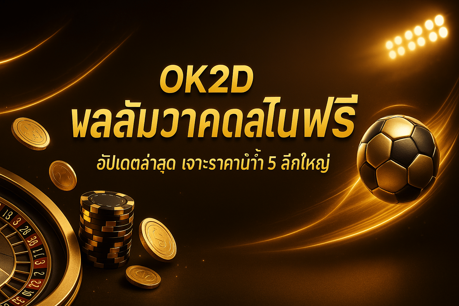 OK2D วิเคราะห์บอลวันนี้ ฟรี