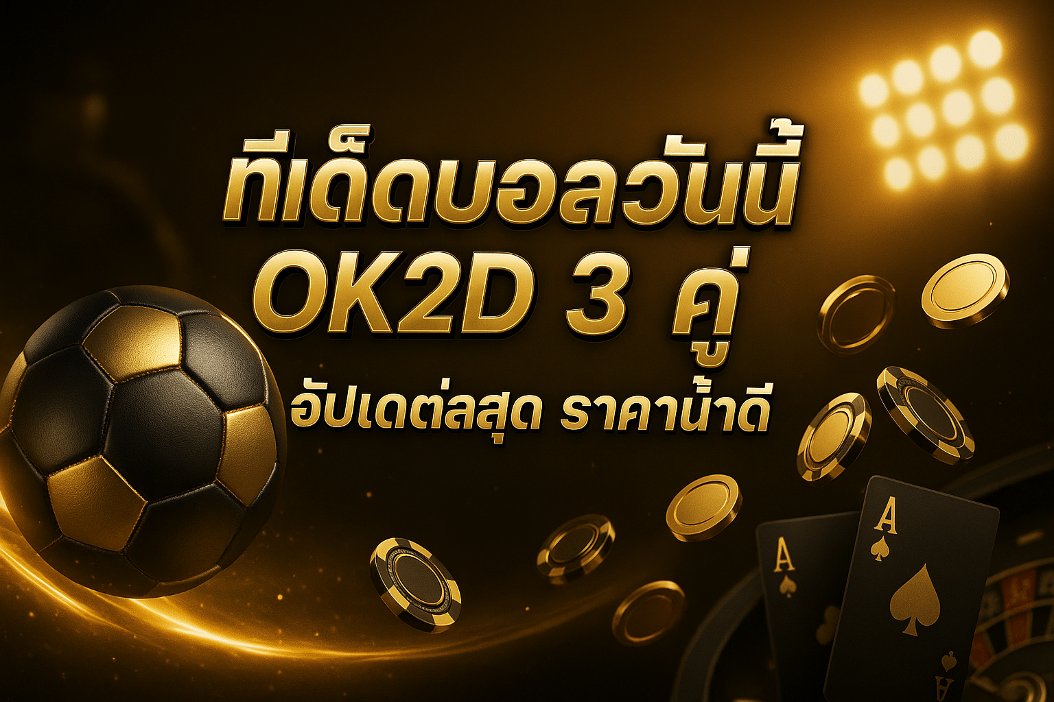 ทีเด็ดบอลวันนี้ OK2D